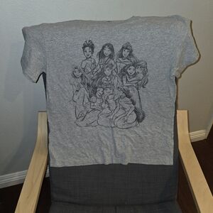 Disney Gray Princess Group T-Shirt